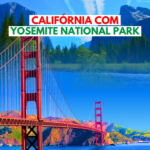 califórnia com Yosemite National Park - Quadrado